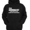 journalist hoodie