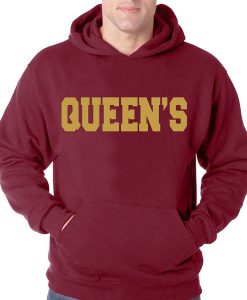queens maroon color Hoodies