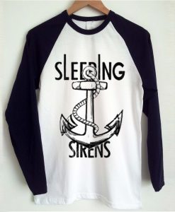 sleeping with sirens baseball T-shirt