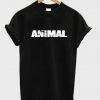 animal font t shirt
