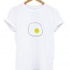 egg print t shirt