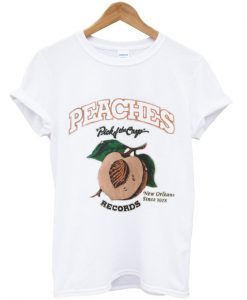 peaches record t shirt