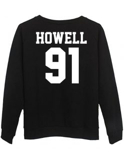 Howell 91 sweatshirt back