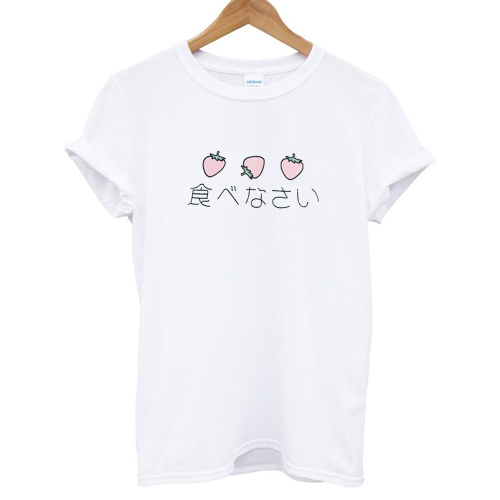 Japanese strawberry T shirt