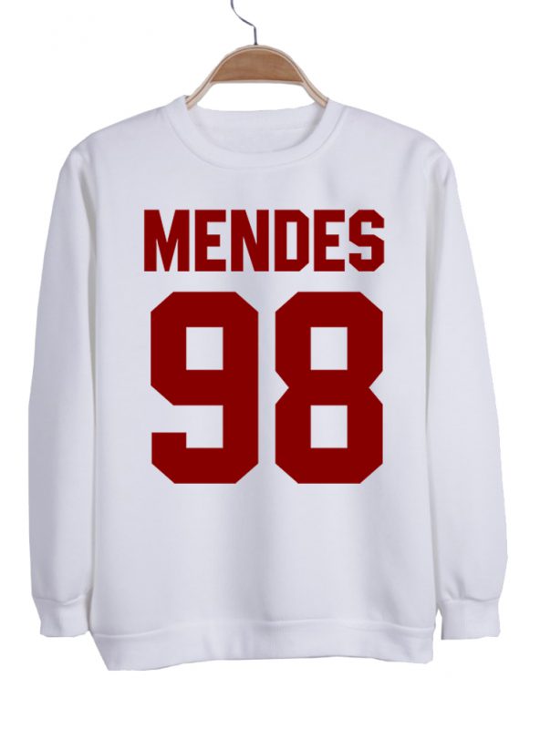 Shawn Mendes 98 Sweatshirt White