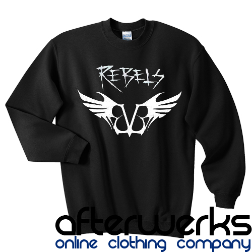 black veil brides rebels sweatshirt-back