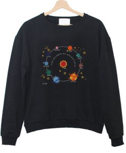 solar system planets space Sweatshirt