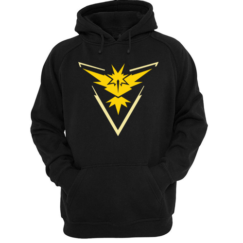 Pokemon Go Team Instinct Hoodie Black