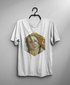 Birth Of Venus Shirt Men T Shirt Gray T-Shirt Boticelli White Tshirt Man Tee Shirt Birth Of Venus T-Shirt Art Painting Shirt Men Clothing