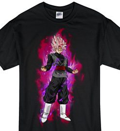 Black Goku Super Saiyan Rose T-Shirt