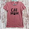 Cat Mom T Shirt