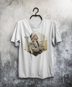 Frank Sinatra Shirt Men T-Shirt Jazz T Shirt Man Tee Music Tshirt Birthday Gift For Him Men Clothing Jazz Shirt White T Shirt Gray Shirt