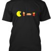 Funny Vintage Gamer Fries Foodie T-Shirt