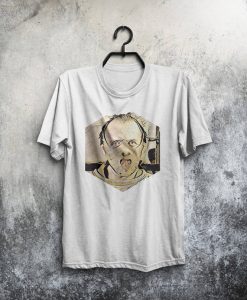 Hannibal Lecter Shirt Men T Shirt White T-Shirt Gray Tshirt Silence Of The Lambs Shirt Quote T-Shirt Donut Shirt Serial Killer Shirt Gift