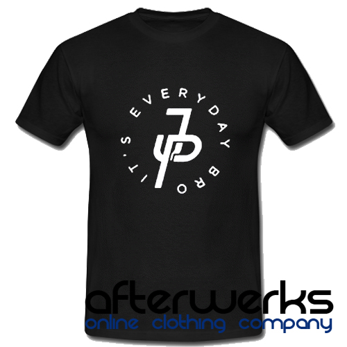 It's Everyday Bro Circle Logo Jake Paul Team 10 Inspired Youth Short Sleeve Shirt