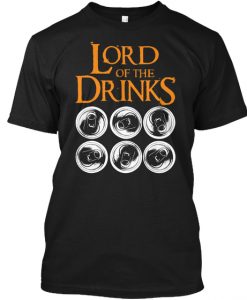 Lord of Drinks, funny beer shirt