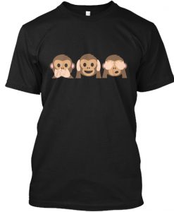 New! Monkey...Speak, Hear, See t shirt