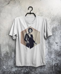 Nina Simone Shirt Men T-Shirt Jazz T Shirt Man Tee Music Tshirt Birthday Gift For Him Men Clothing Jazz Shirt White T Shirt Gray Shirt
