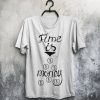 Time Is Money Shirt Men T Shirt Gray T-Shirt White Tshirt Man Typography Shirt Quote T-Shirt Motivational Quote Inspirational Men Clothing