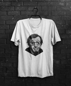 Woody Allen Shirt Men T Shirt White T-Shirt Gray Tshirt Film Director Shirt Quote T-Shirt Cinema Shirt Movie T-Shirt Comedy Shirt Director