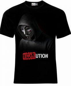 Anonymous Guy Fawkes Mask Evolution T-Shirt