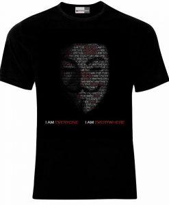 Anonymous Guy Fawkes Mask I Am Everyone T-Shirt