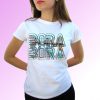 Bora Bora design white t shirt top short sleeves - Mens, Womens, Kids, Baby - All Sizes!