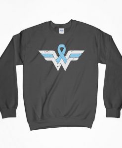 Cancer Survivor, Cancer Survivor Sweatshirt, Prostate Cancer, Cancer Awareness, Cancer Awareness Shirt, Wonder Woman, Gift For Her