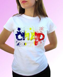 Chad flag white t shirt top short sleeves - Mens, Womens, Kids, Baby - All Sizes!