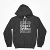 Christmas Hoodie, Stressed Blessed Obsessed, Woman's Holiday Hoodie, Ladies, Inspirational, Gift For Her, Gift For Mom
