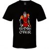 Cool Retro Arcade Game Dragon's Lair Game Over Distressed T Shirt