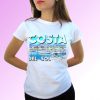 Costa del sol white t shirt top short sleeves - Mens, Womens, Kids, Baby - All Sizes!