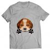 Cute little dog Men's gray t-shirt