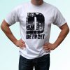Detroit white t shirt top short sleeves - Mens, Womens, Kids, Baby - All Sizes!
