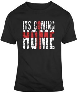 England Soccer It's Coming Home World Cup 2018 Soccer Fan Distressed T Shirt