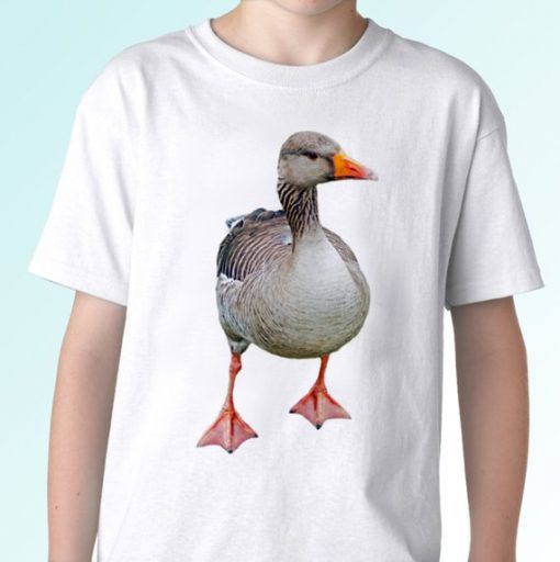 Greylag Goose white t shirt