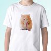 Hamster white t shirt top animal tee design art - mens, womens, kids, baby sizes