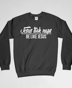 Jesus Took Naps, Religious, Jesus Sweatshirt, Religious Sweatshirt, Jesus Crew Neck, Jesus Long Sleeves Shirt, Gift for Him, Gift For Her