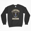 Legends Are Born In Oregon, Legends, Legends Sweatshirt, Oregon State Flag, Gift For Him, Gift For Dad, Gift For Husband