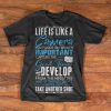 Photography Camera T-Shirt - Life is like a camera - you focus on what's important - capture the good times