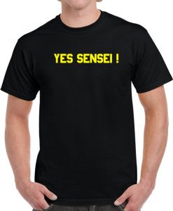 Retro 80's Movie Karate Kid Cobra Kai Yes Sensei Funny T Shirt