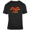 Retro Cartoon Space Ace Logo Distressed T Shirt