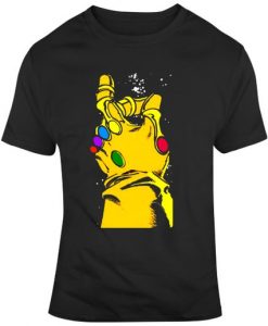 The Avengers Infinity War Thanos Snap Comic Gauntlet Cool V2 T Shirt