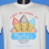 80s I Get My Licks At Martha's Dandee Creme t-shirt Medium