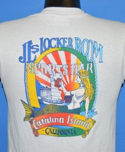 80s JL's Locker Room Catalina Island Sunset Mermaid t-shirt Small