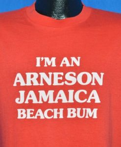 Arneson Jamaica Beach Bum Red Vintage t-shirt