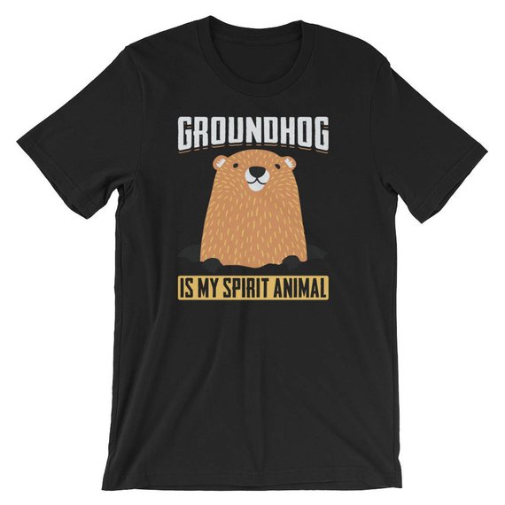 Groundhog Is My Spirit Animal Woodchuck Forecasting Unisex T-Shirt