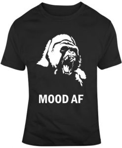 Mood Af Gorilla Silhouette T Shirt