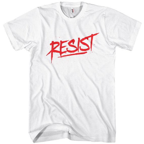 Resist Scrawled T-Shirt