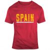 Spain Soccer Football World Cup 2018 Soccer Fan Distressed V5 T Shirt